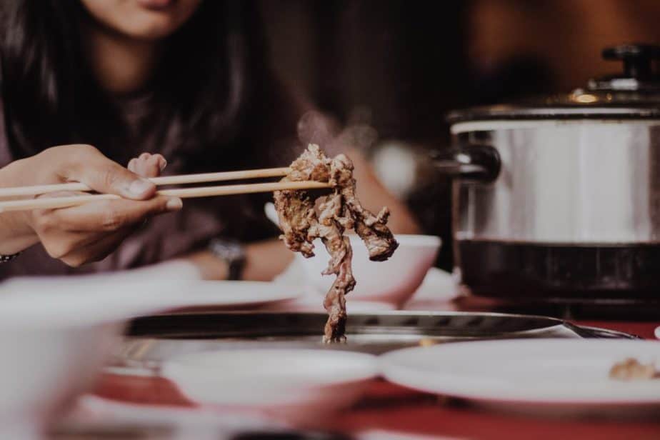 お店で焼き肉