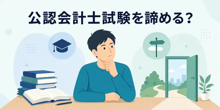 あなたは公認会計士試験を諦めた方がいい