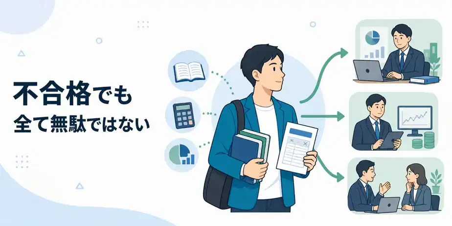 不合格でも勉強が全て無駄になるとは限らない