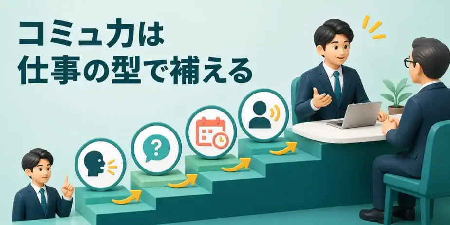 コミュニケーション能力を仕事の型で補う方法